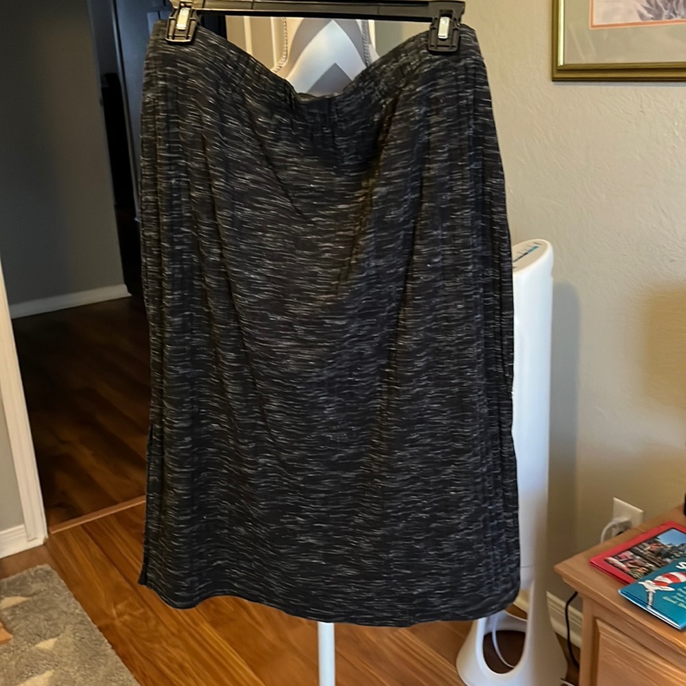 dip Black patterned  Skirt